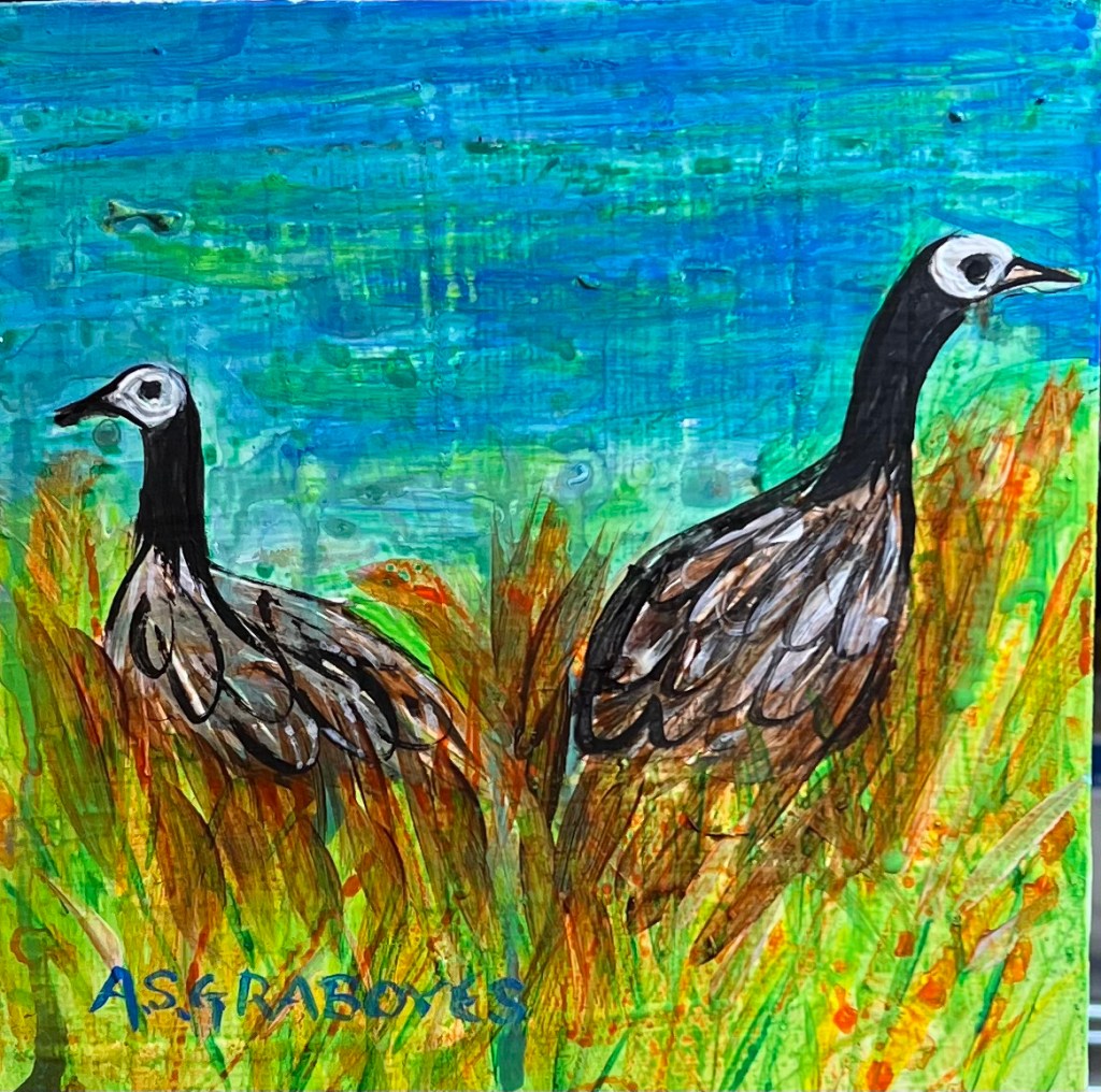 Geese on Lake Gerar